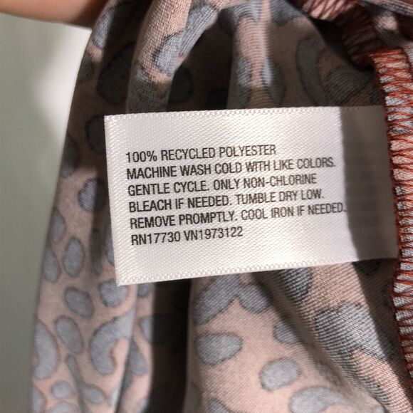 Ava Viv Cami Tank Womens 4X Black Satin Leopard Animal Print Top Adjustable New - Picture 13 of 13